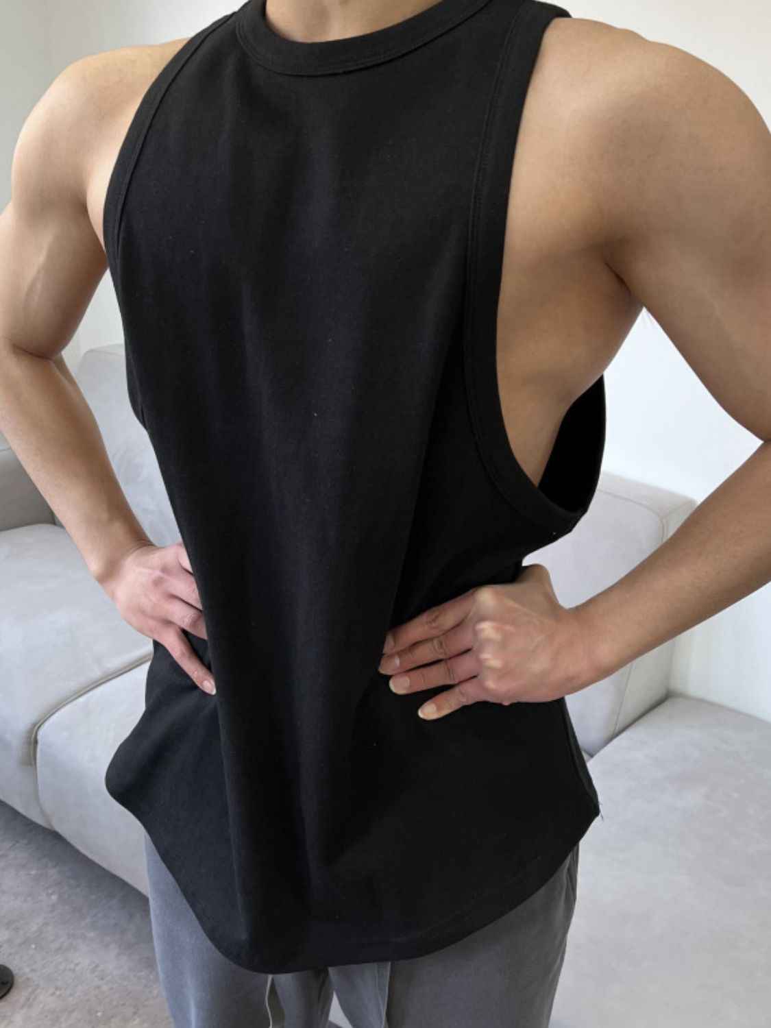 Men's Muscle Gym-Tank - Damned Threads