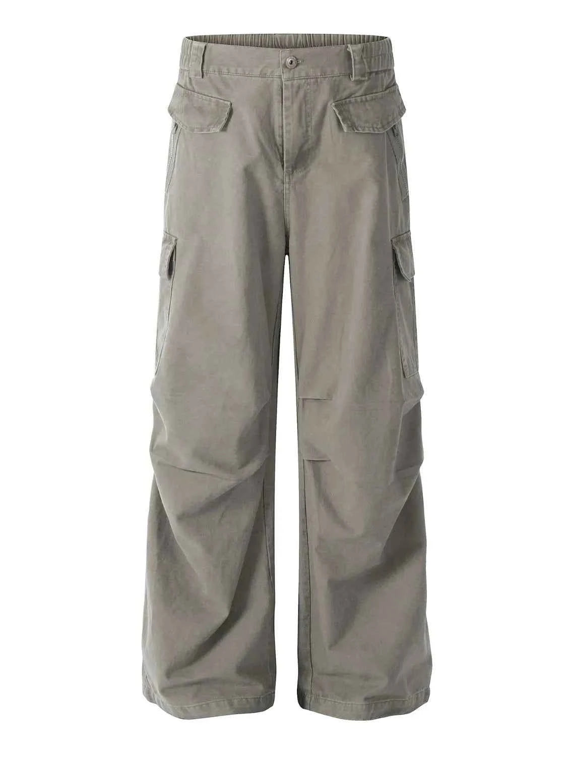 Men's Oversized Cargo Pants with Multiple Pockets