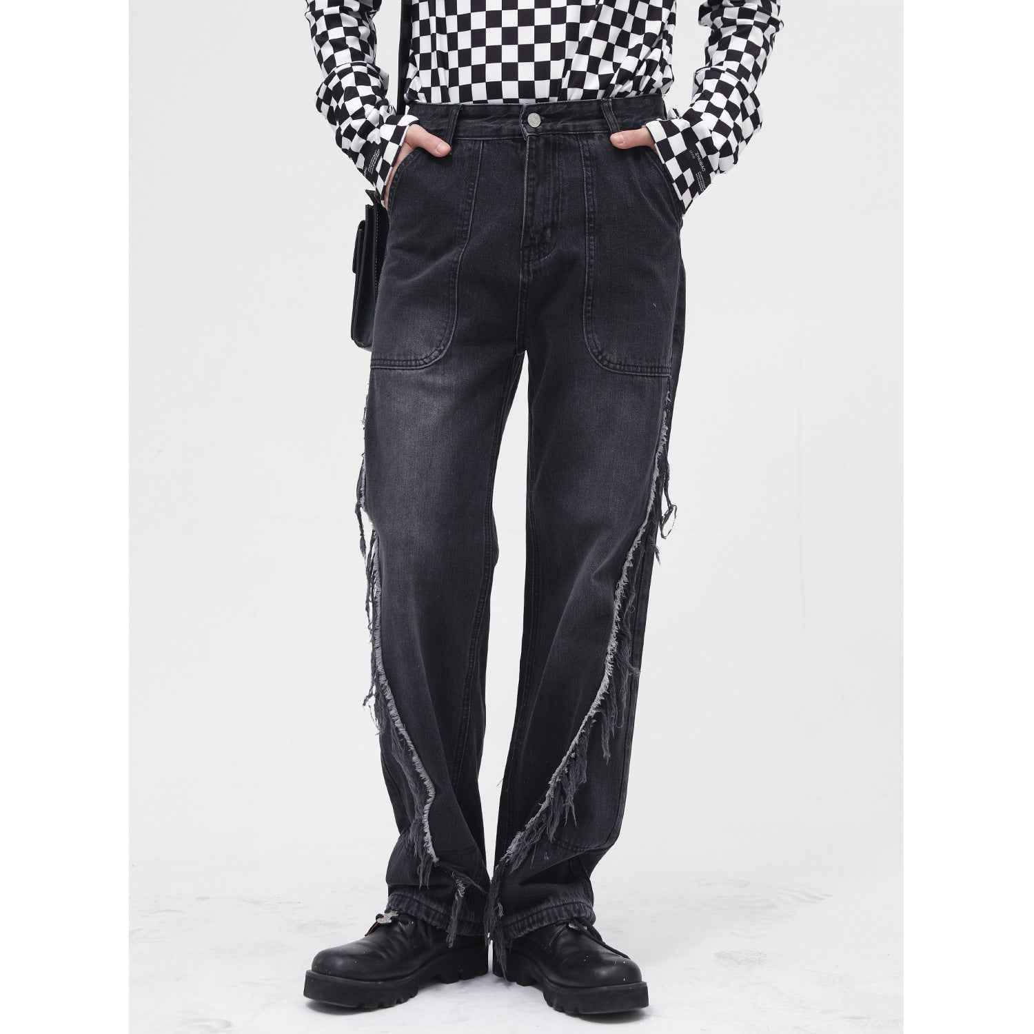 Raw Hem Jeans with Pockets - Damned Threads