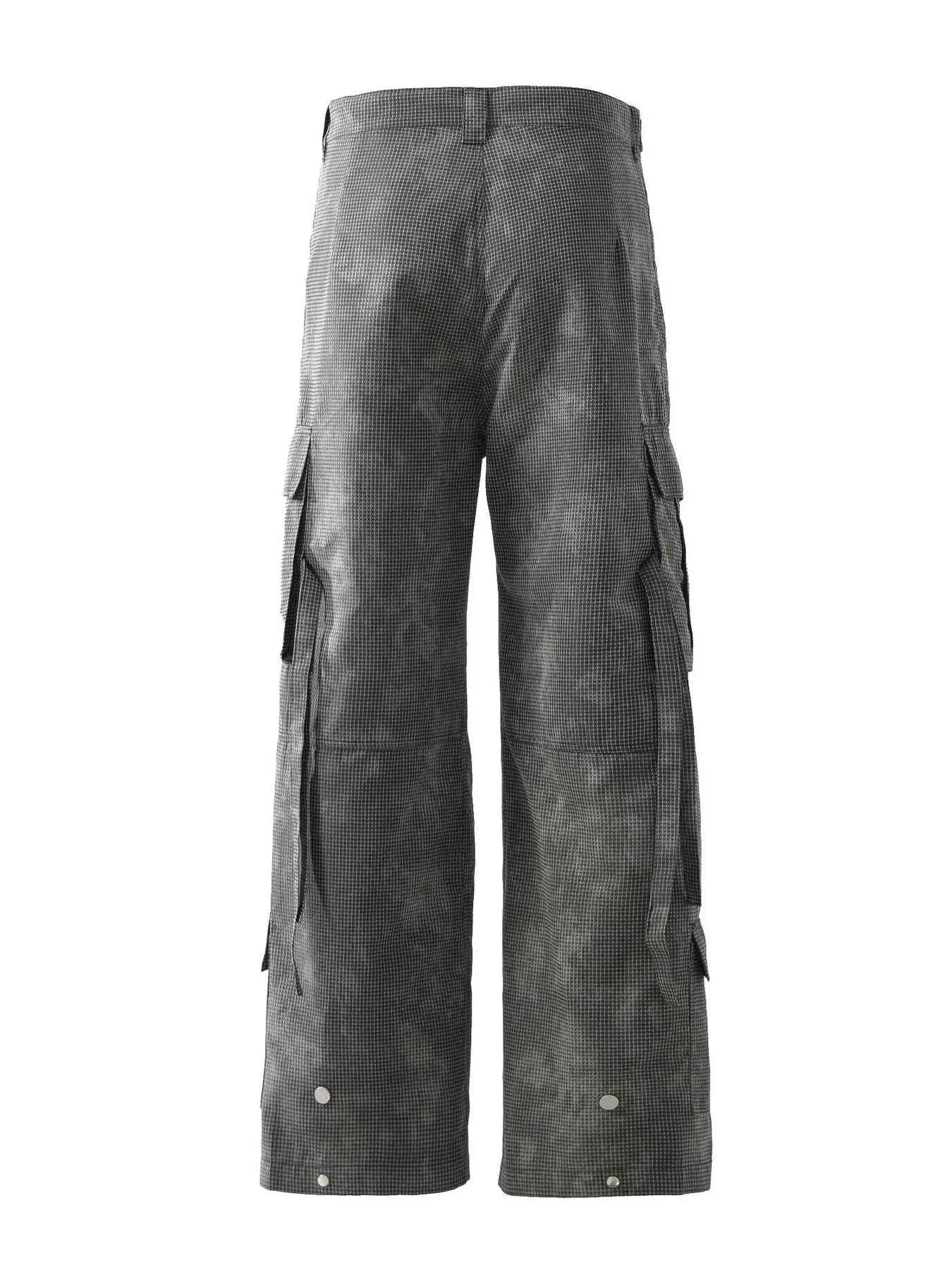Men's Wide Leg Cargo Pants with Multiple Pockets