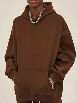 Men's Oversized Pocketed Long Sleeve Hoodie