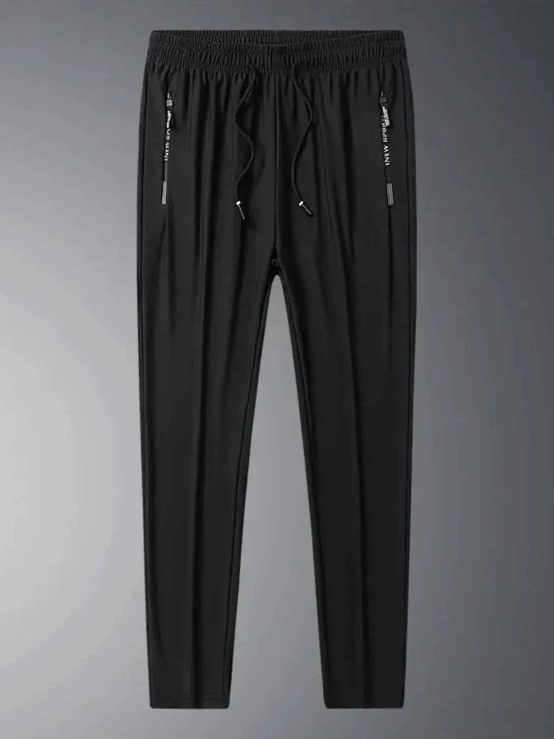 Men's Plus Size Drawstring Pants with Pockets