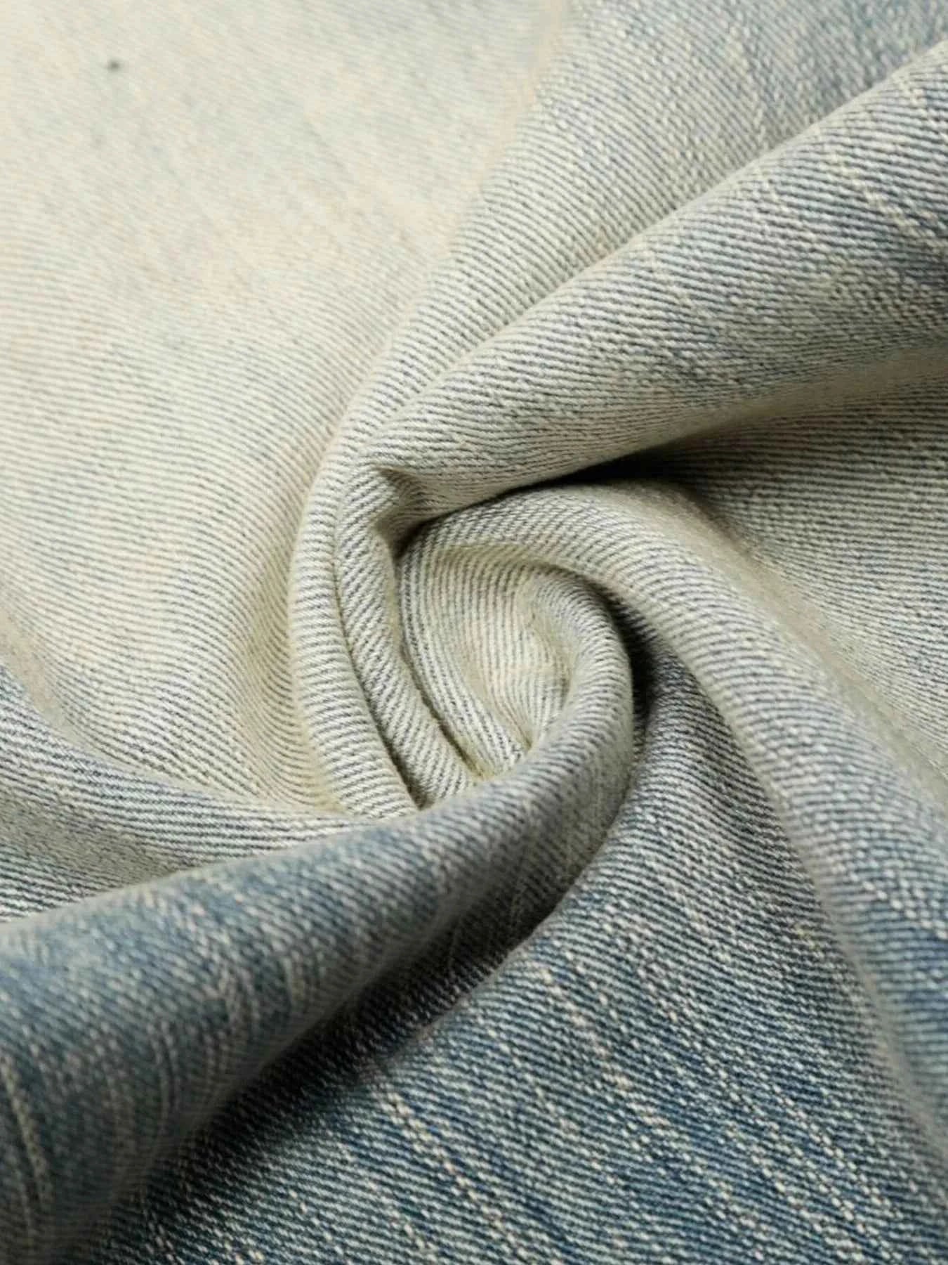 Men's Wash Wide-Leg Denim Shorts