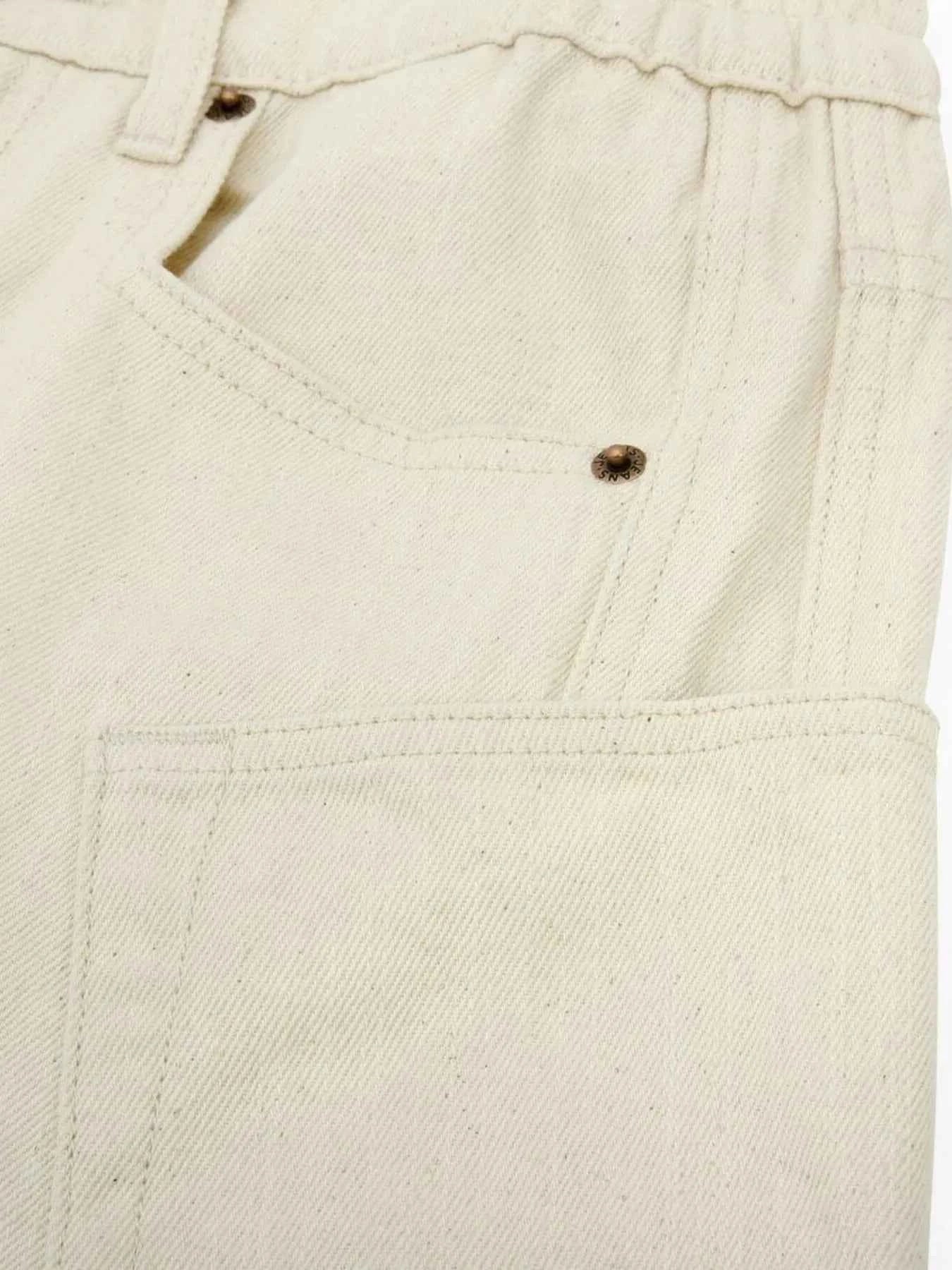 Men's Multi Pocket Curved Jeans