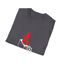 Hot Stuff Comin Thru - Unisex Softstyle T-Shirt (Front) - Damned Threads