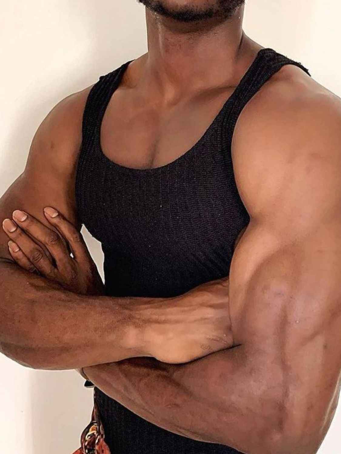 Men's Side Cutout Round Neck Tank - Damned Threads