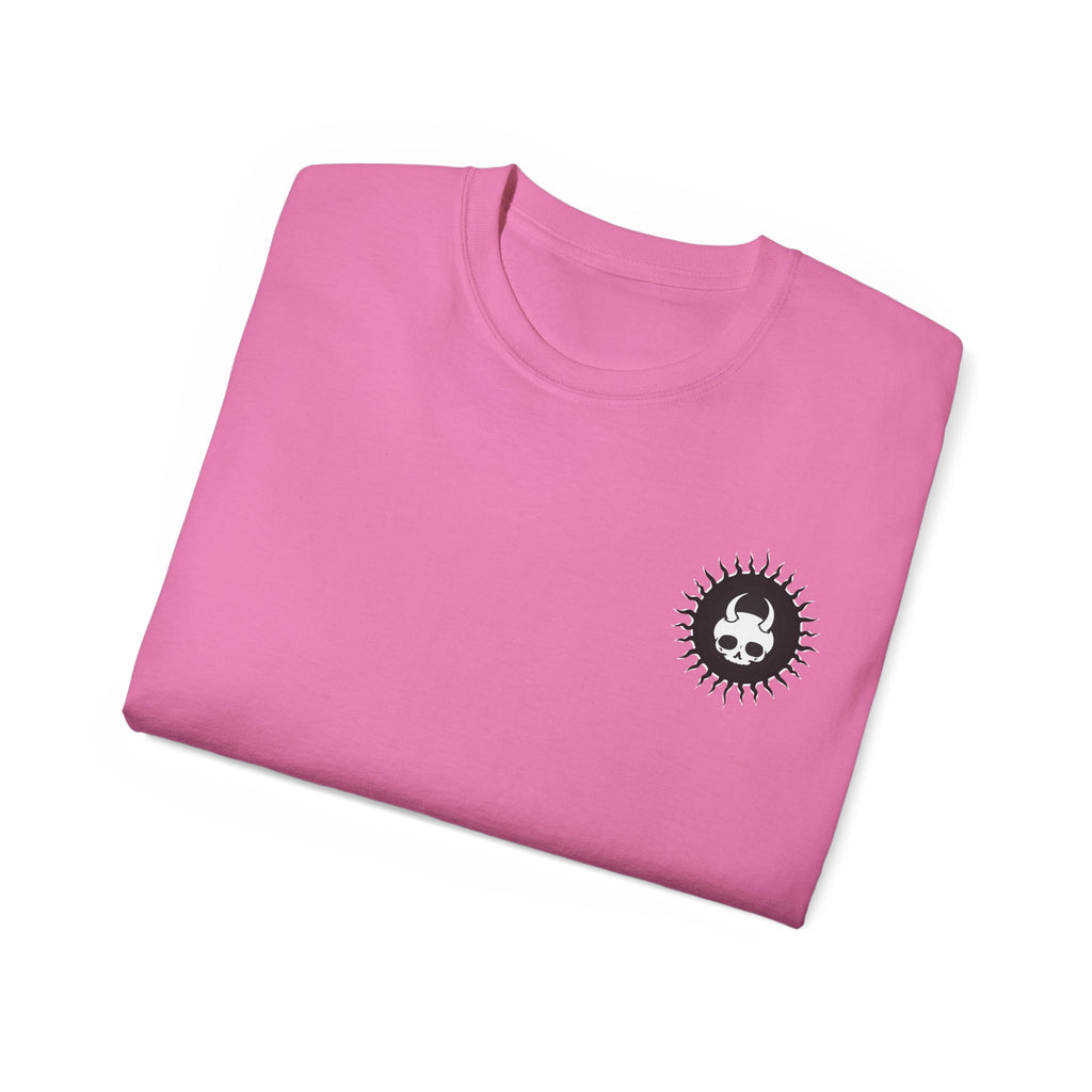 Beauties Bite - Unisex Cotton Tee (Back) - Damned Threads