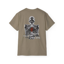 Exposed Heart - Unisex Cotton Tee (Back) - Damned Threads
