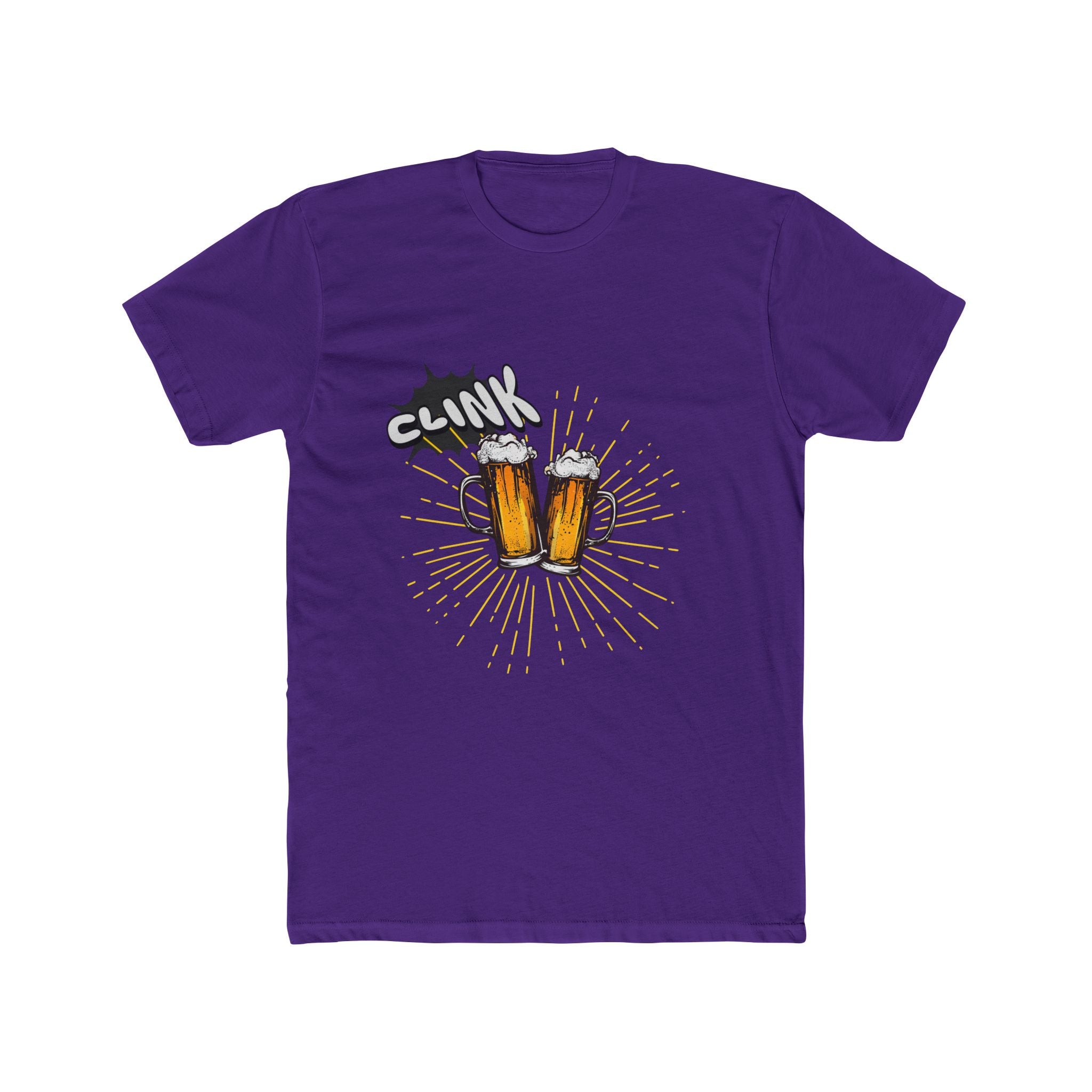 Clink! - Unisex Crew Tee (Front) - Damned Threads