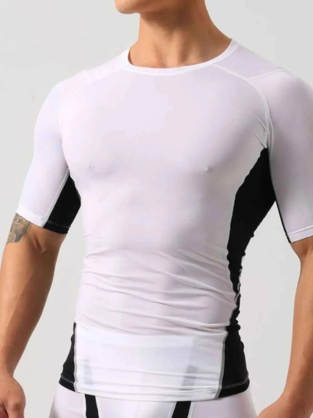 Men's Contrast Gym Guy Top - Damned Threads