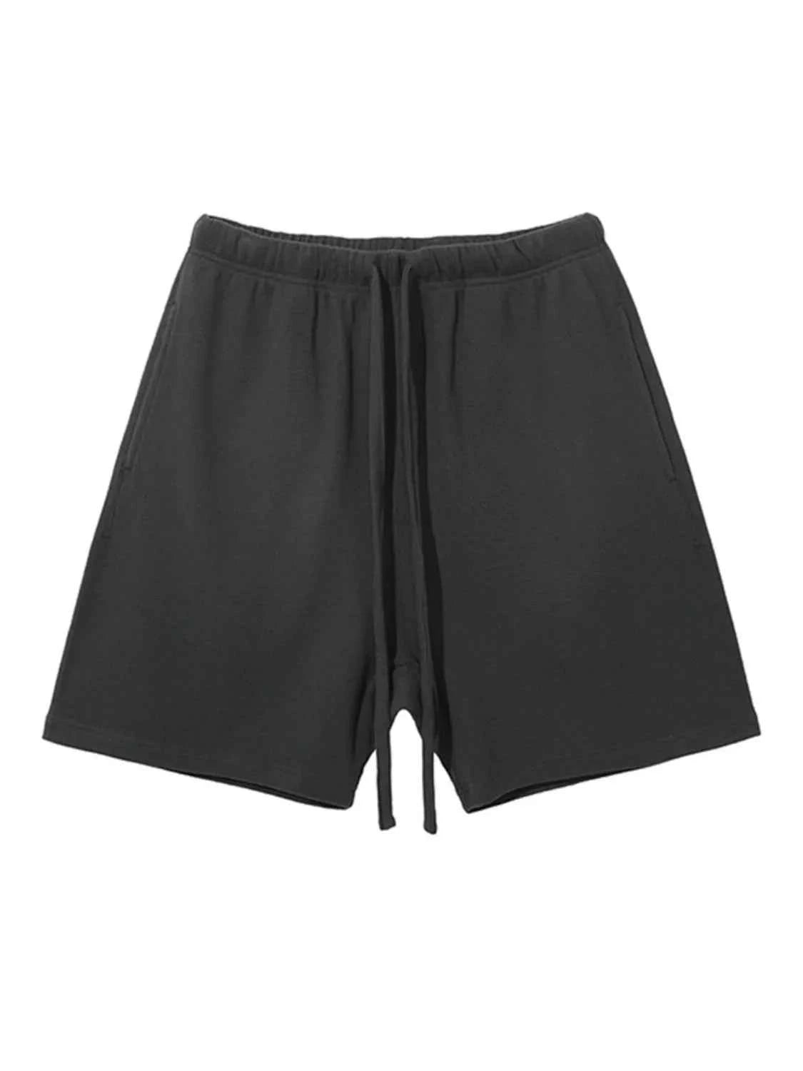 Men's Drawstring Waffle Shorts with Pockets