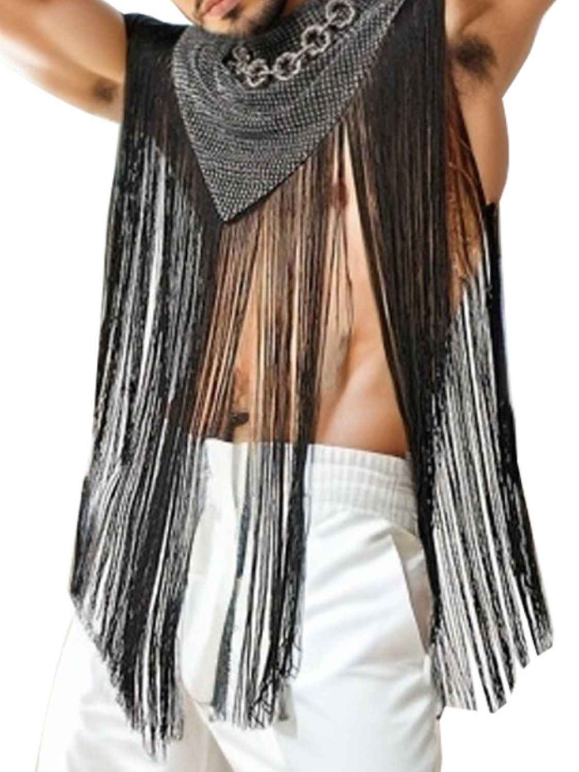 Men's Tassel Hem Tease 'Em Top - Damned Threads