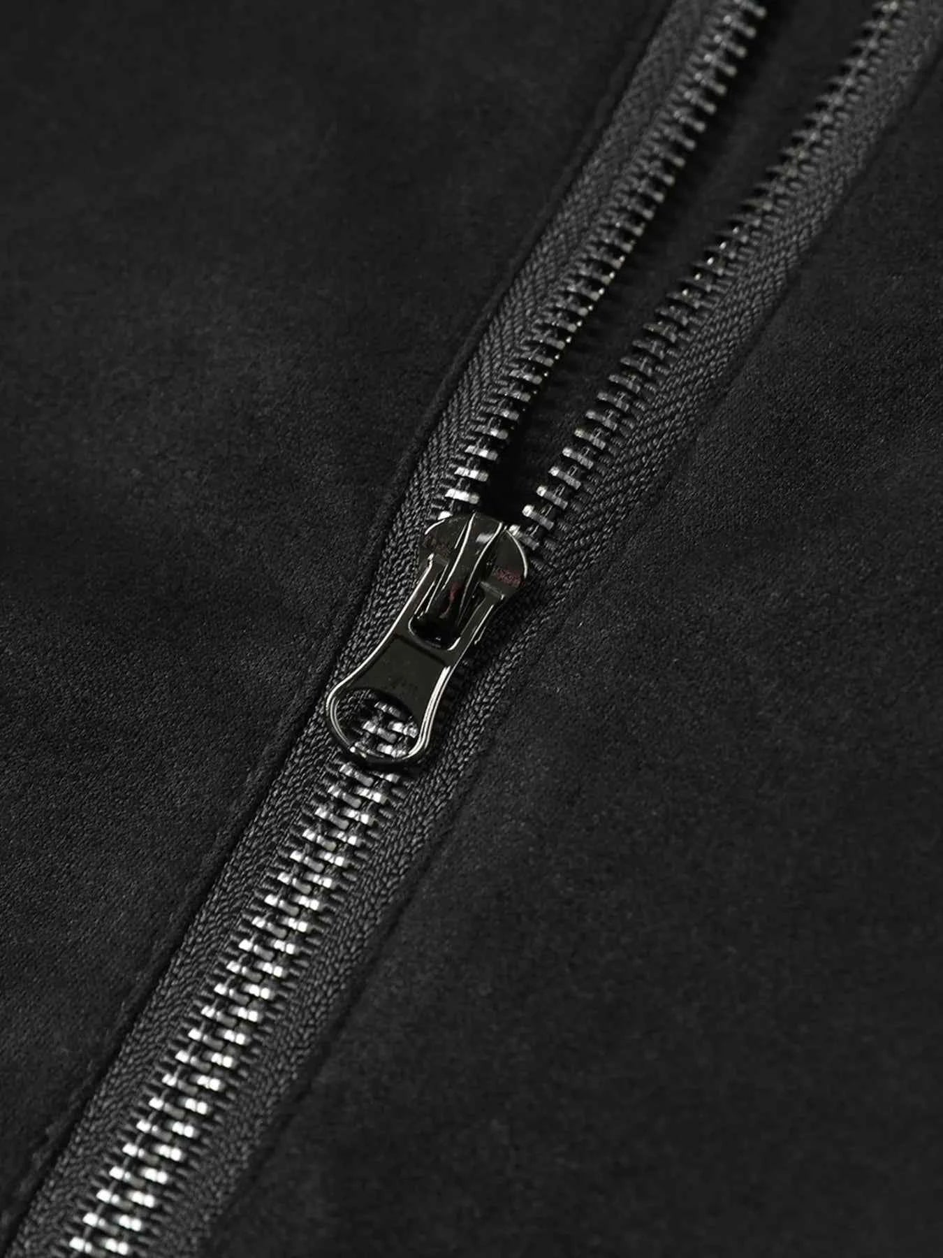 Men's Long Sleeve Hooded Zip-Up Jacket