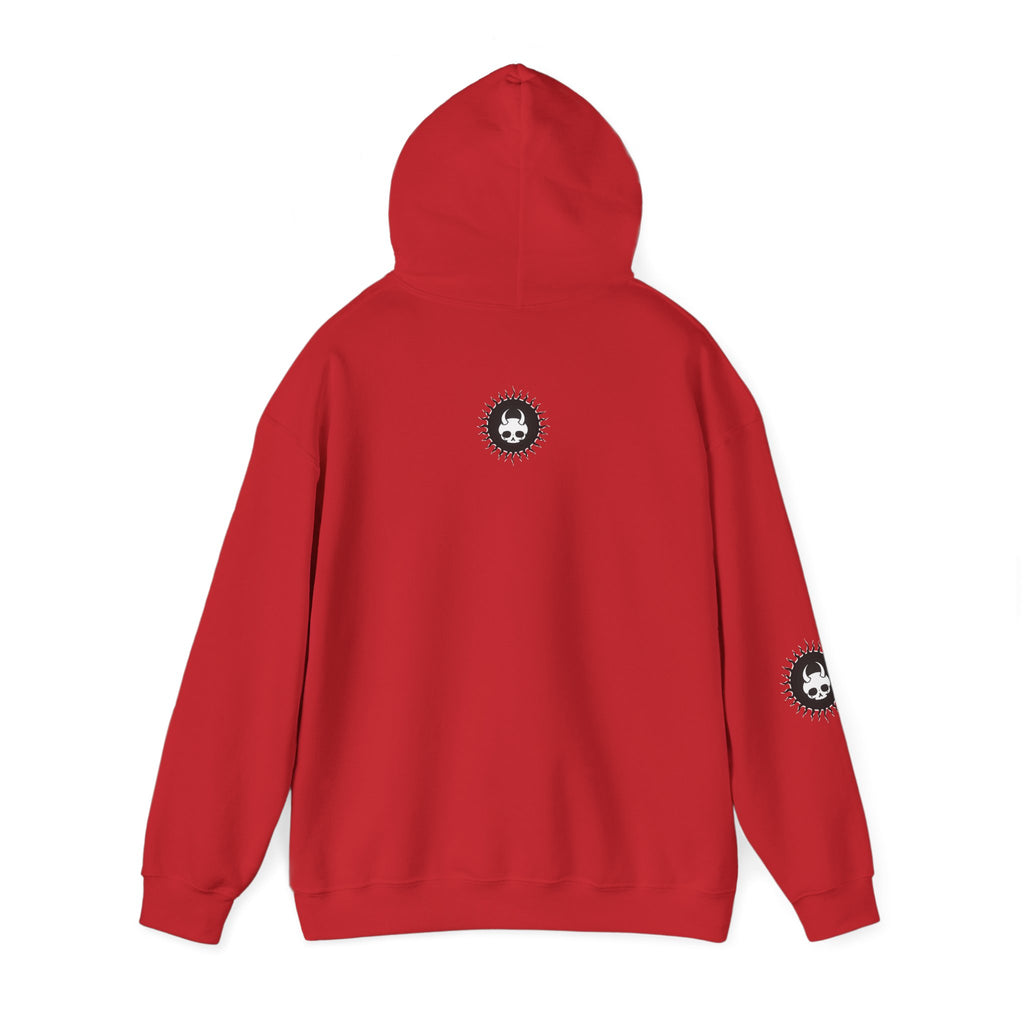 Ride-On - Unisex Heavy Blend™ Hooded Sweatshirt (Front) - Damned Threads