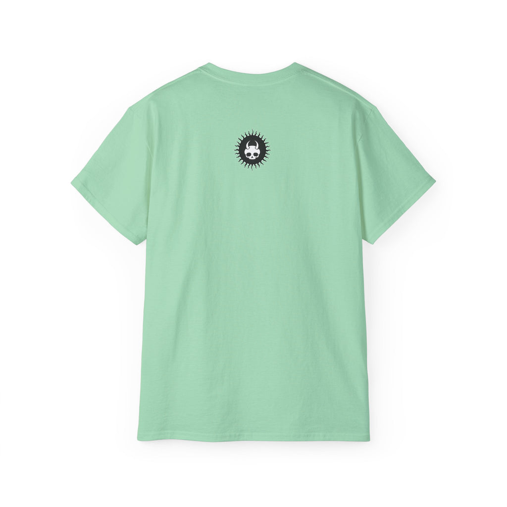 Let's Laugh After Life - Unisex Cotton Crew Tee (Front) - Prime Zone