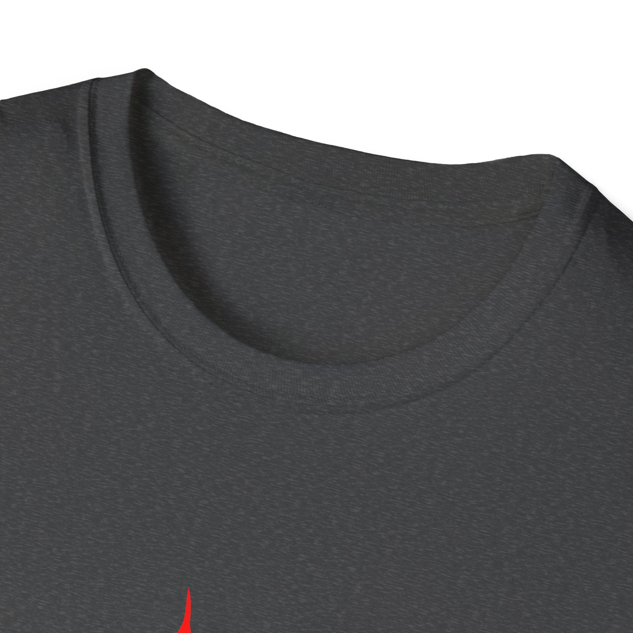 Hot Stuff Comin Thru - Unisex Softstyle T-Shirt (Front) - Damned Threads