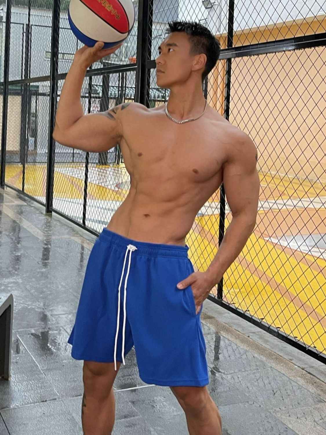 Men's Plus Size Drawstring Active Shorts - Damned Threads