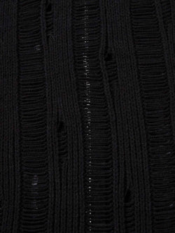 Men's Zip Up Openwork Cardigan