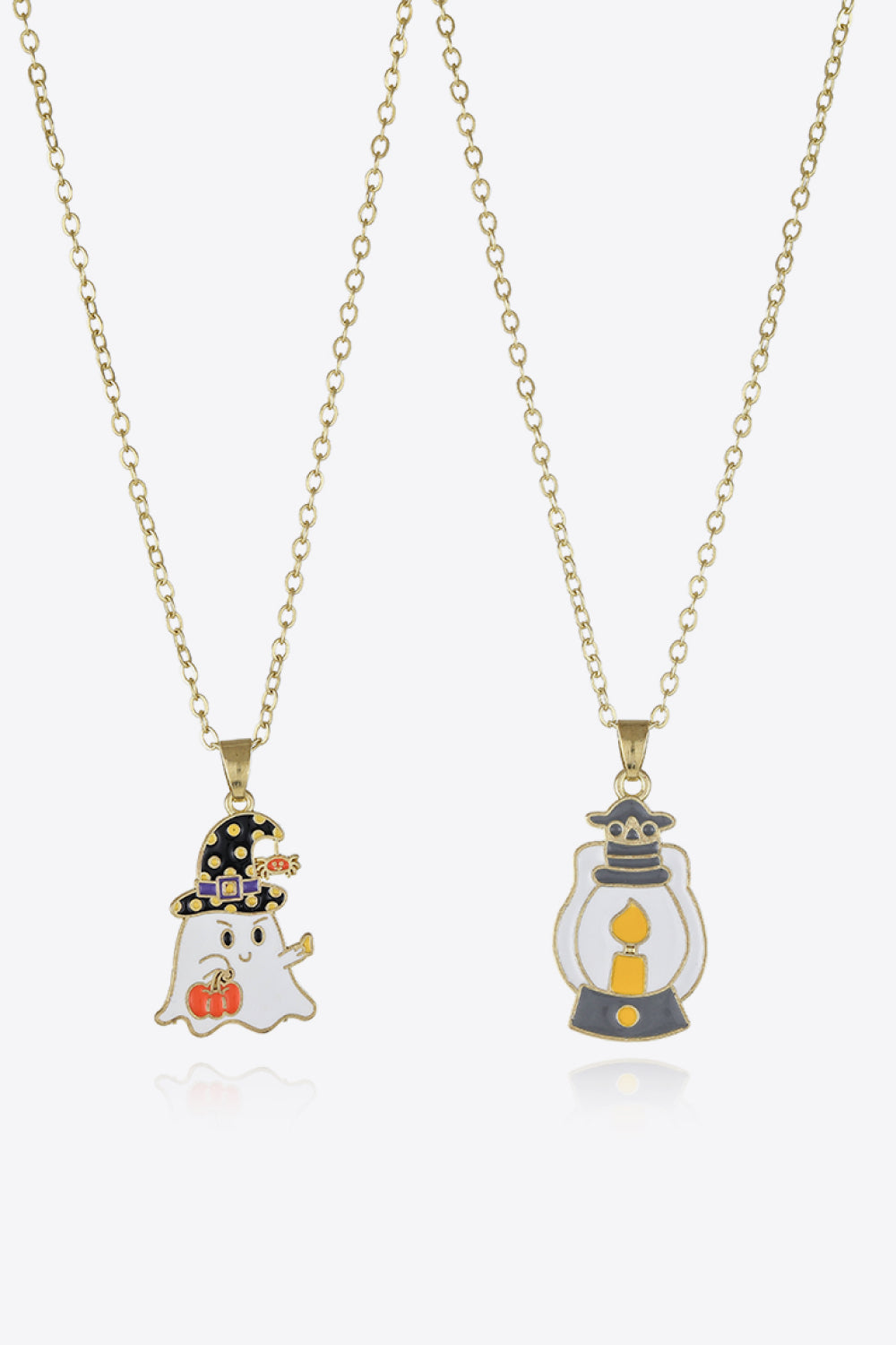 Two-Piece Halloween Theme Necklace Set - Damned Threads