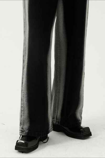 Side Contrast Jeans with Pockets - Damned Threads