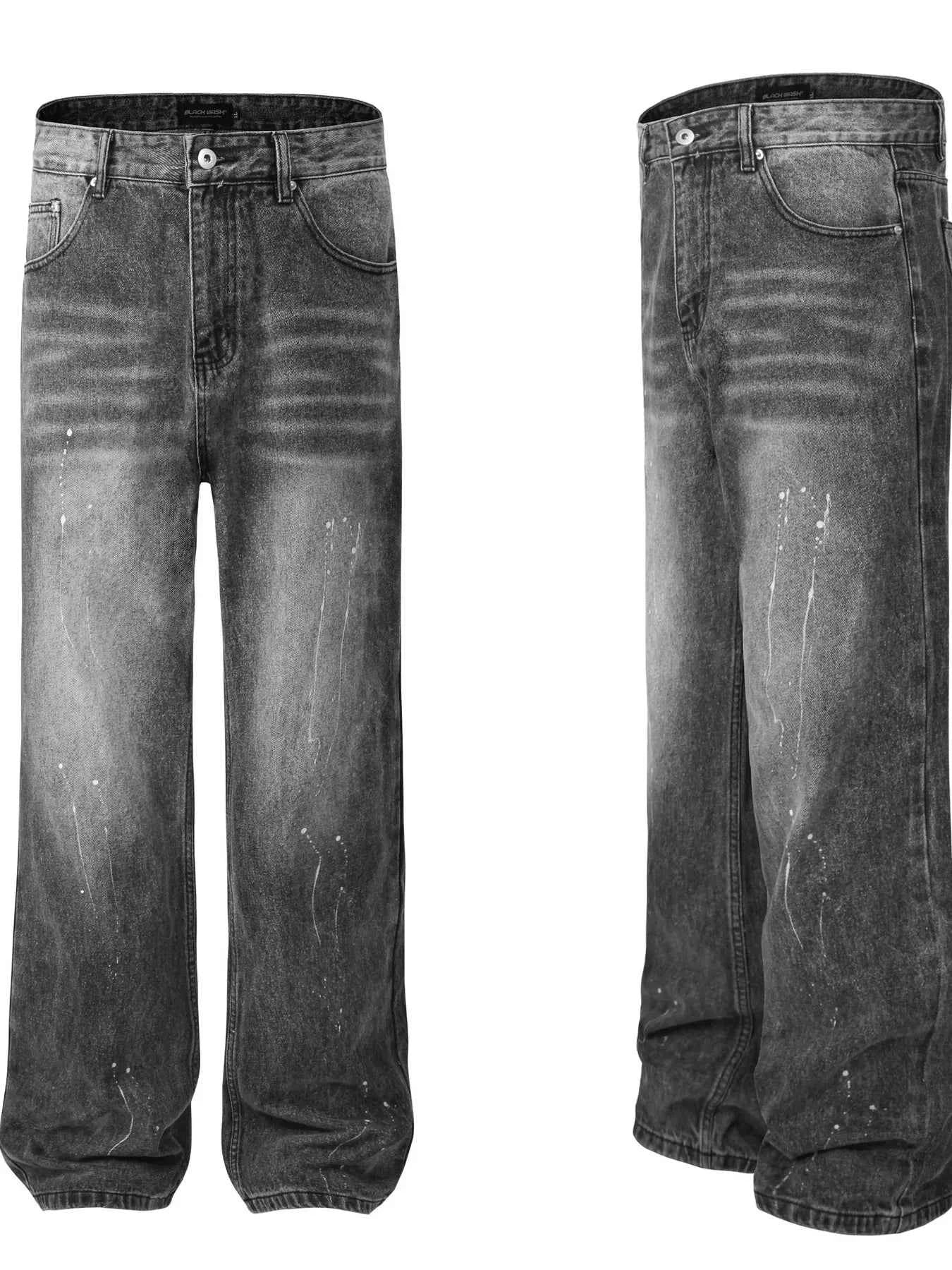Men's Cat's Whisker Washed Straight Jeans