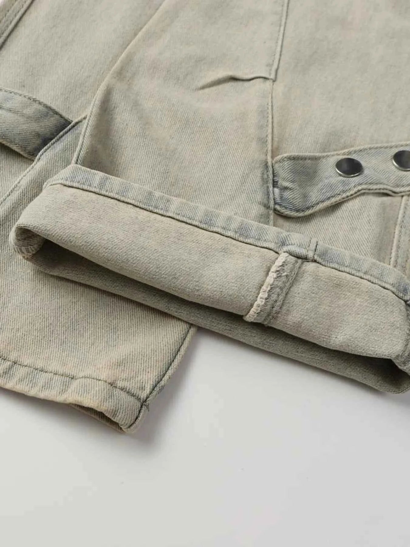 Men's High Waist Wide Leg Jeans