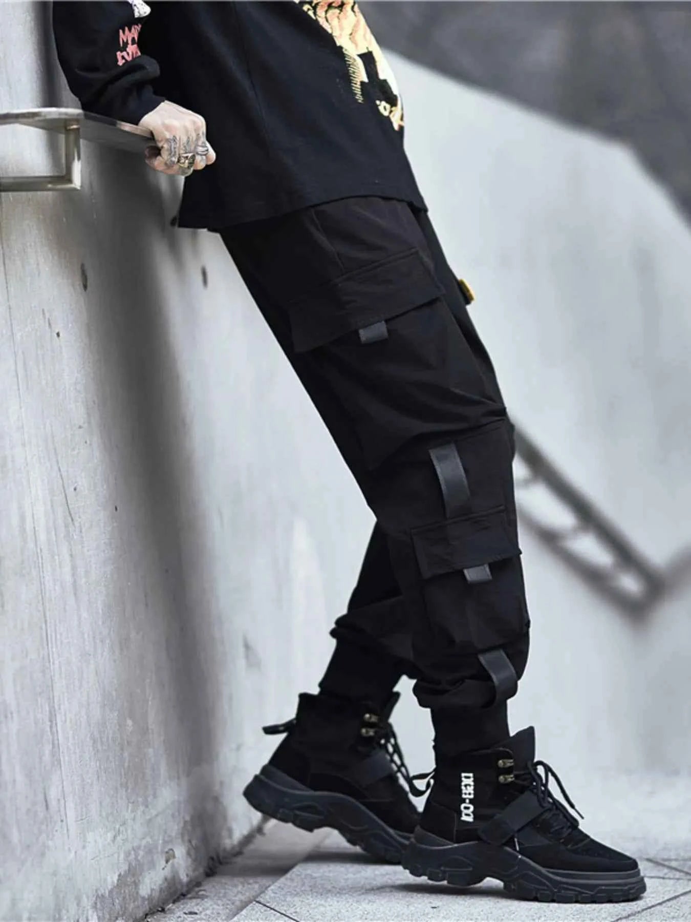 Men's Plus Size Loose Cargo Pants