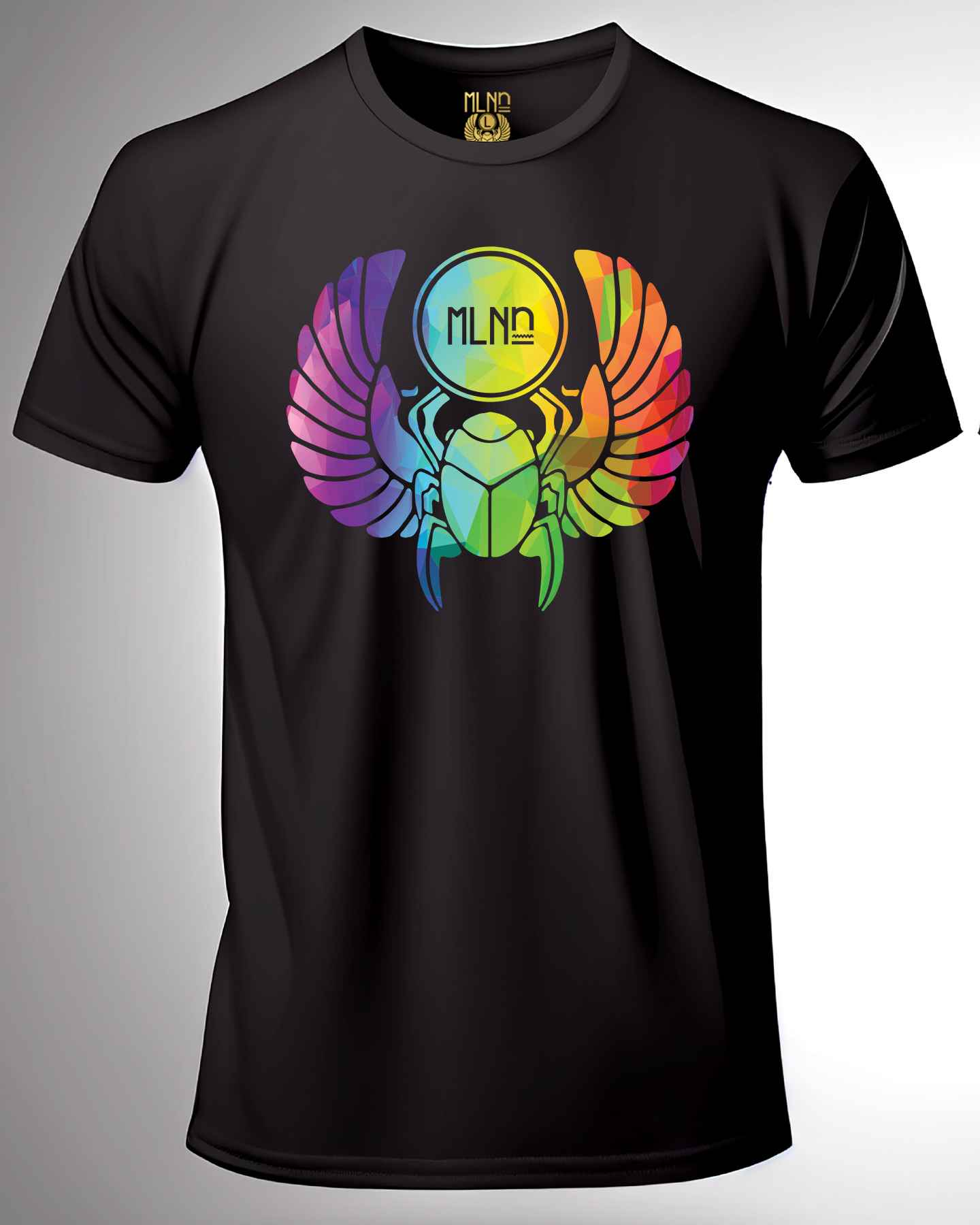 MLNn Scarab Prismatic T-Shirt - Damned Threads