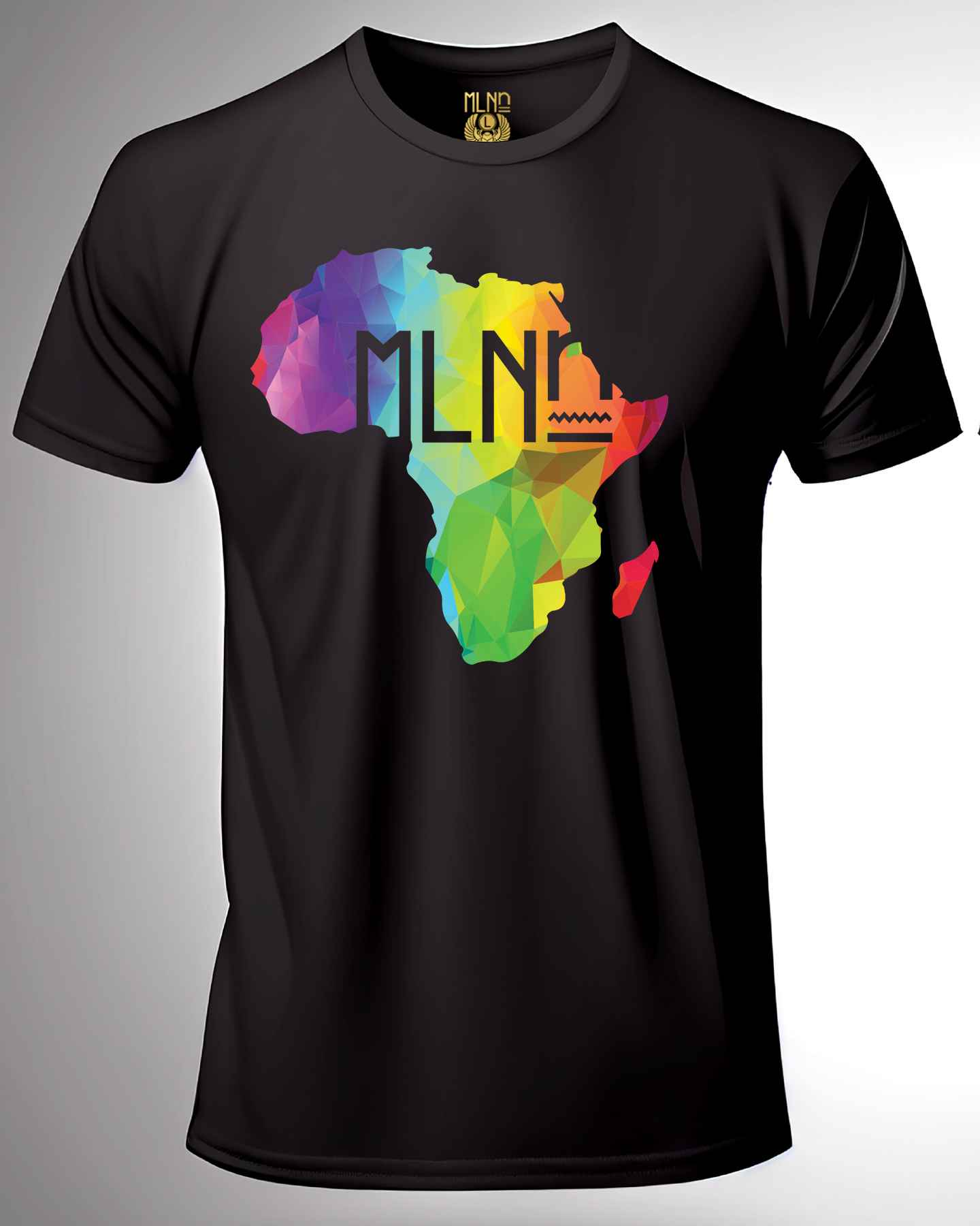 MLNn Africa LOGO Prismatic T-Shirt - Damned Threads