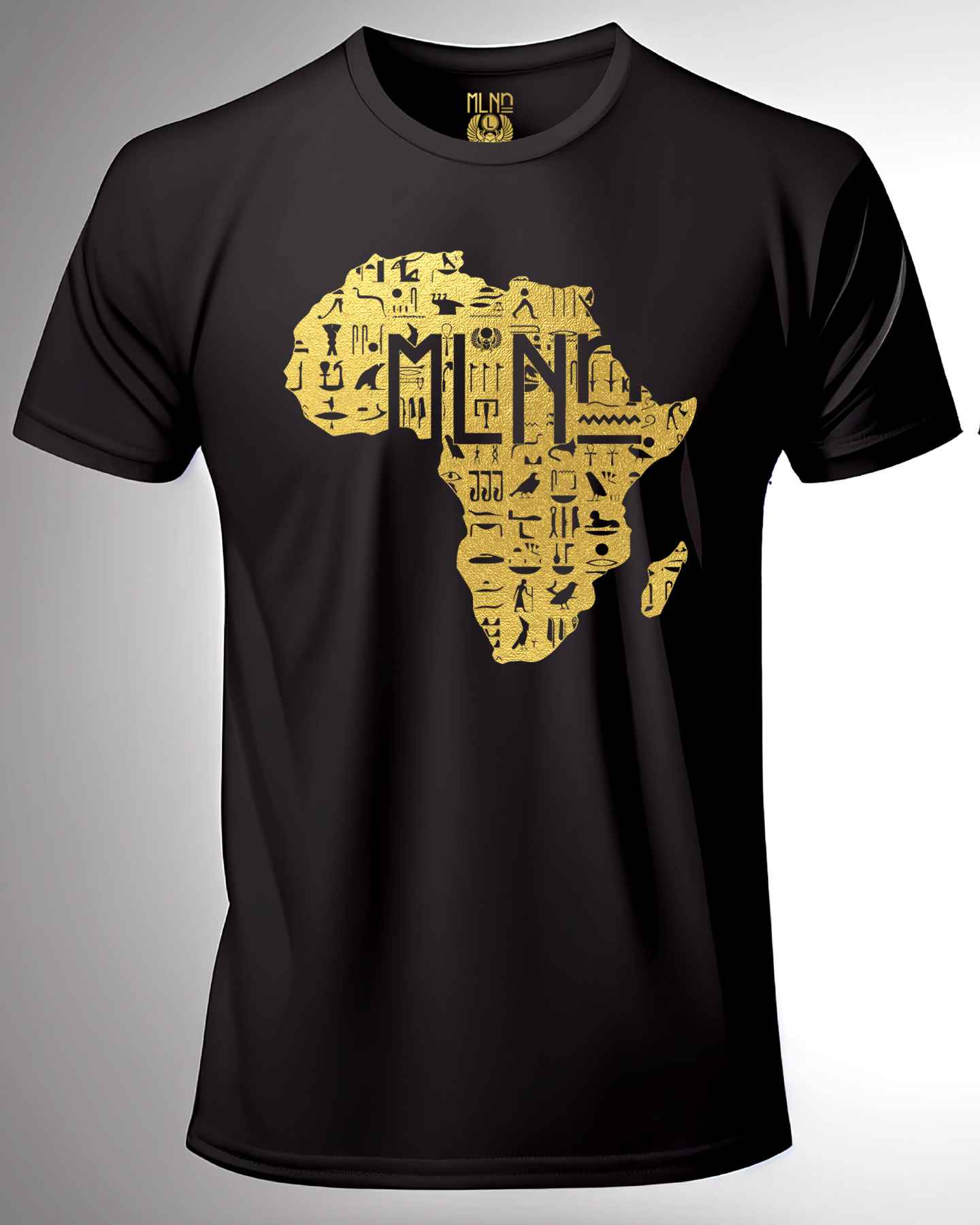 MLNn Africa Hieroglyph T-Shirt - Damned Threads