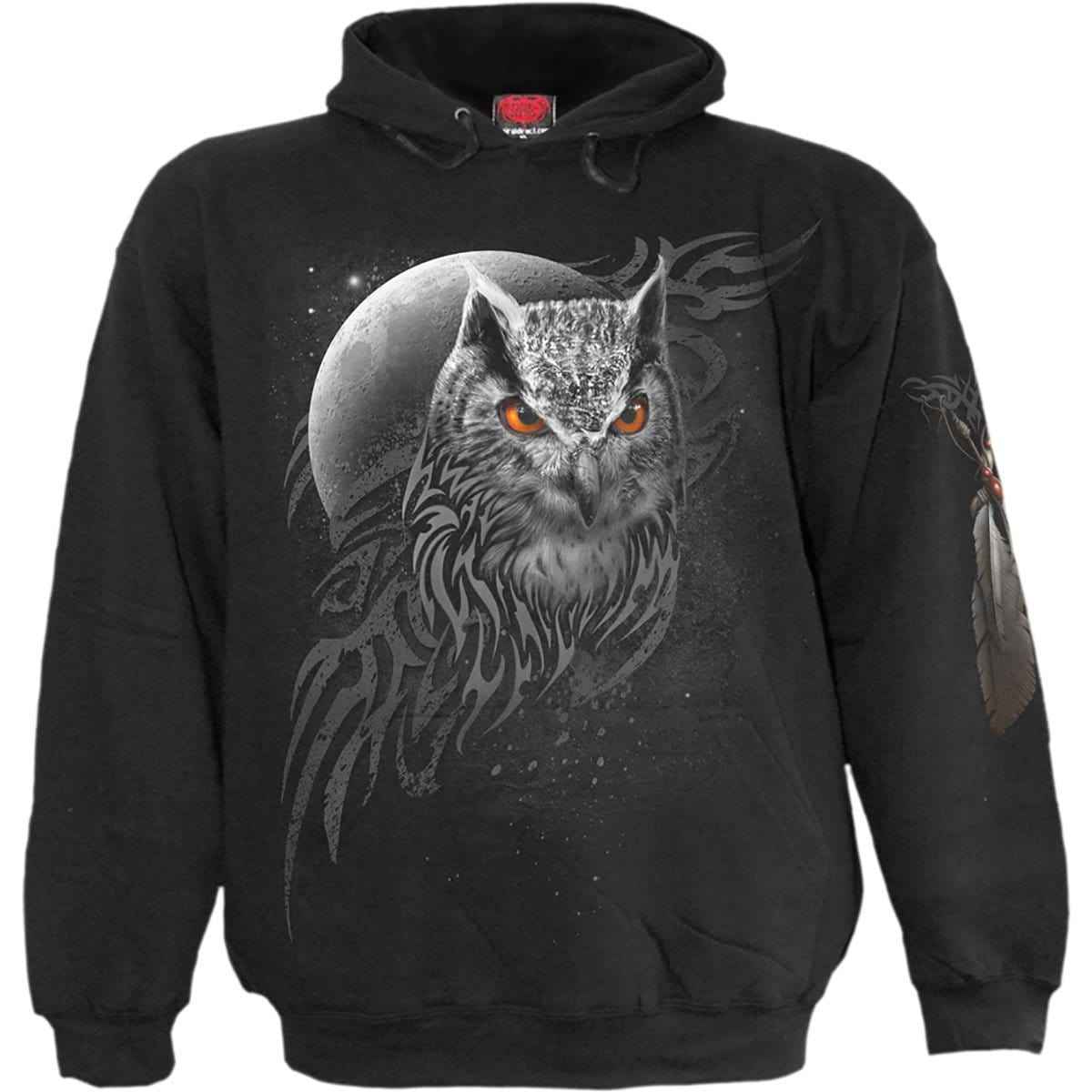 WINGS OF WISDOM - Hoody Black - Damned Threads