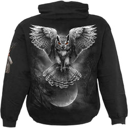 WINGS OF WISDOM - Hoody Black - Damned Threads