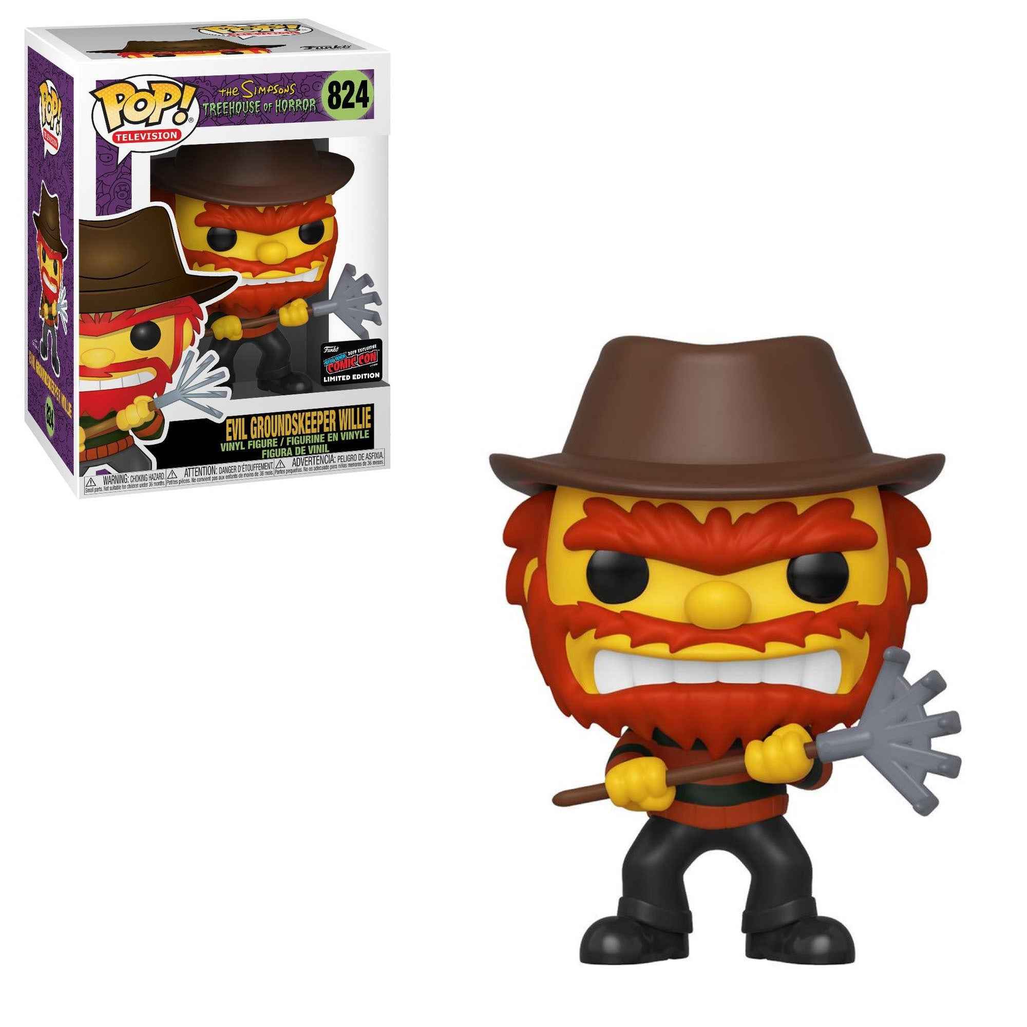 Evil Groundskeeper Willie [NYCC] Funko Pop! - Damned Threads