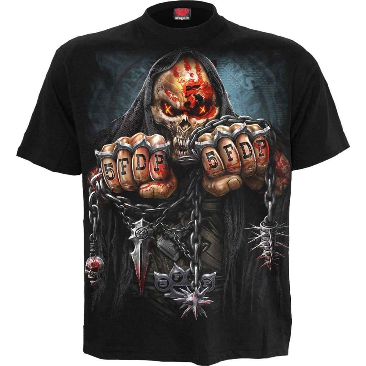 5FDP - GAME OVER - Licensed Band T-Shirt Black - Damned Threads