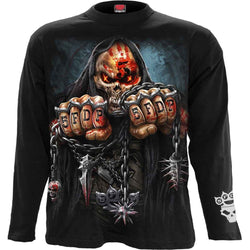 5FDP - GAME OVER - Longsleeve T-Shirt Black - Damned Threads
