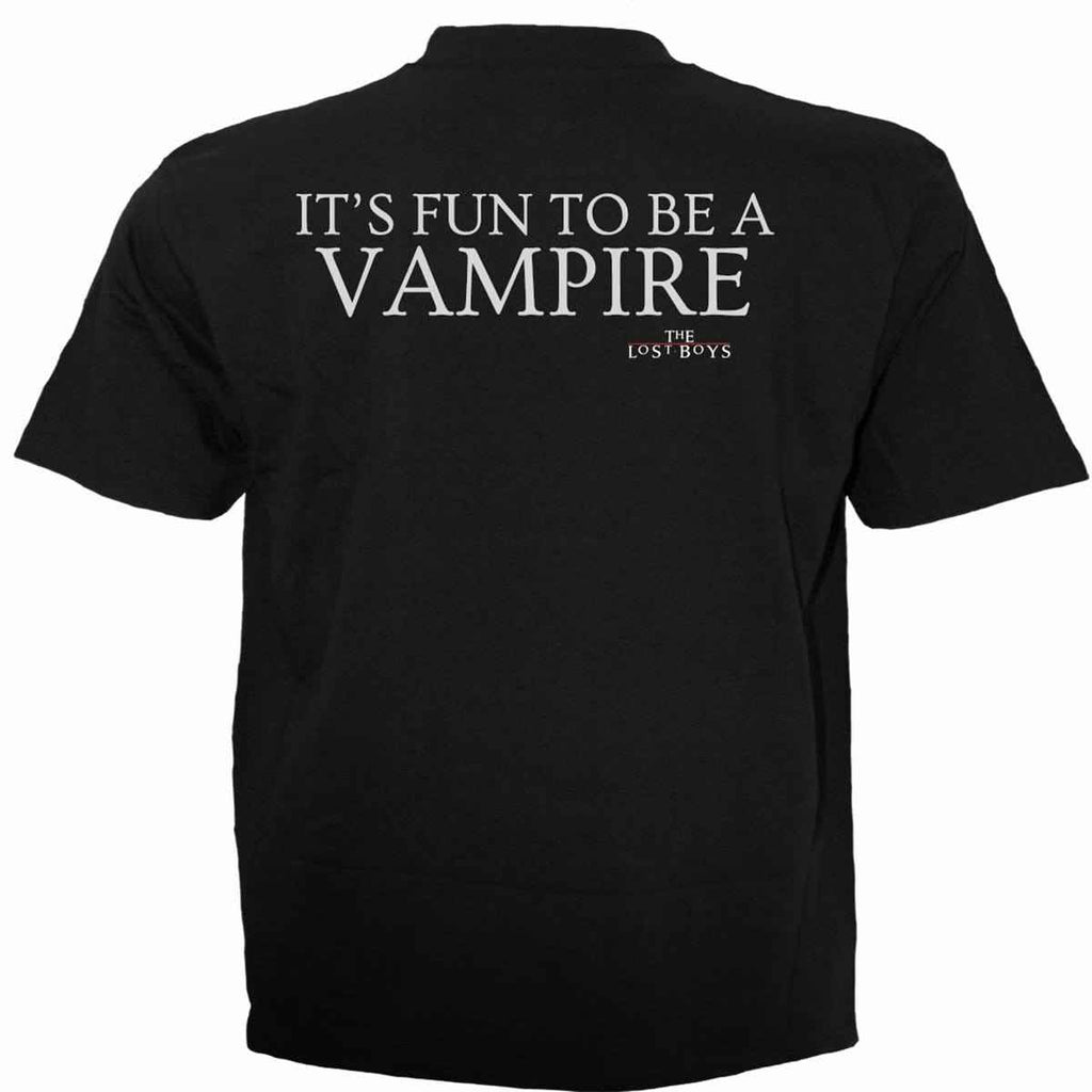 THE LOST BOYS - NEVER DIE - T-Shirt Black - Damned Threads