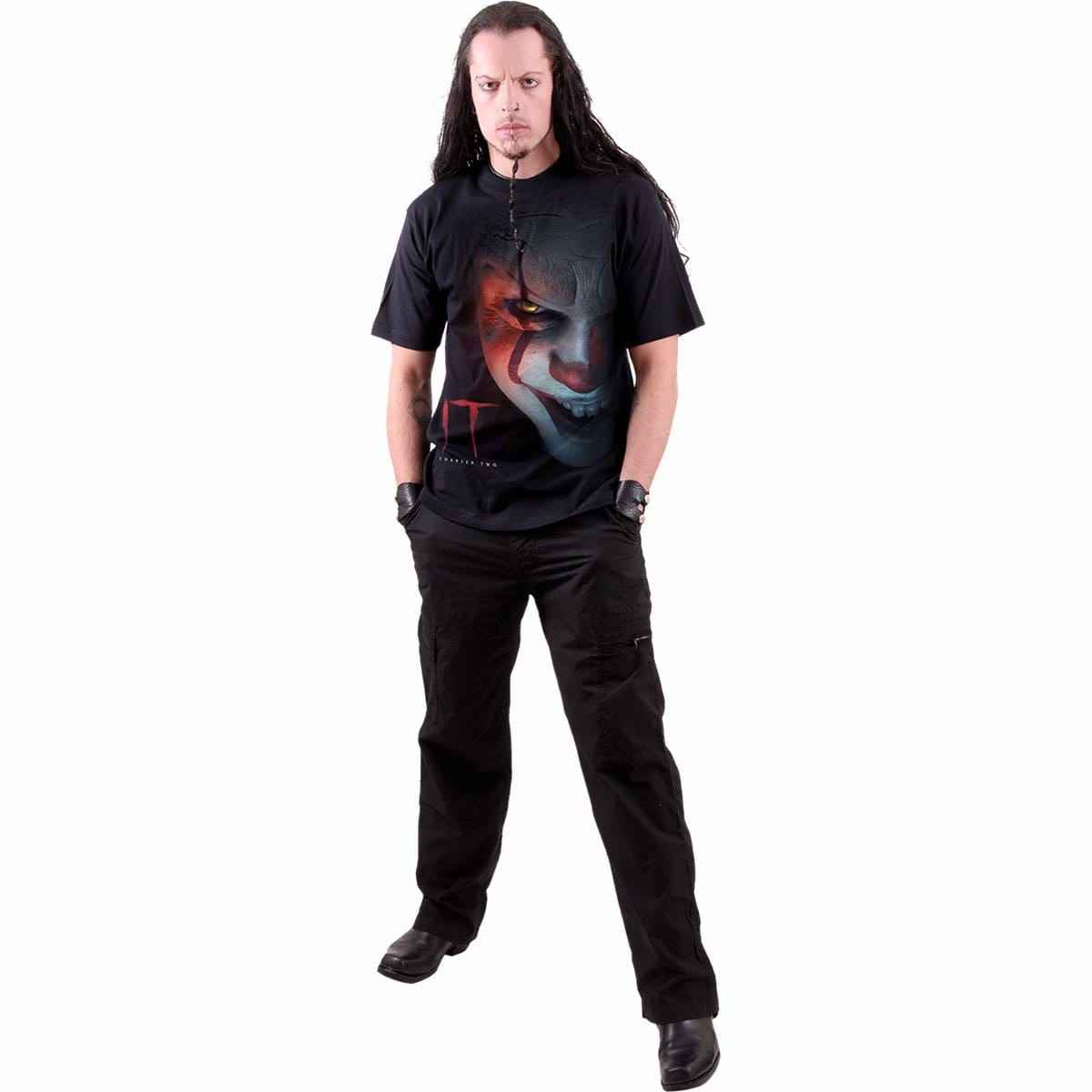IT - PENNYWISE - T-Shirt Black - Damned Threads