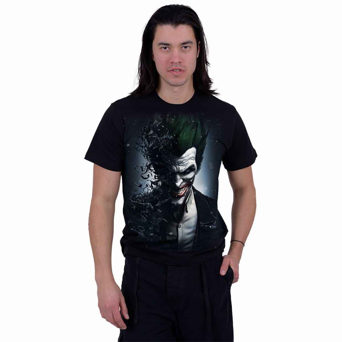 JOKER - ARKHAM ORIGINS - T-Shirt Black - Damned Threads