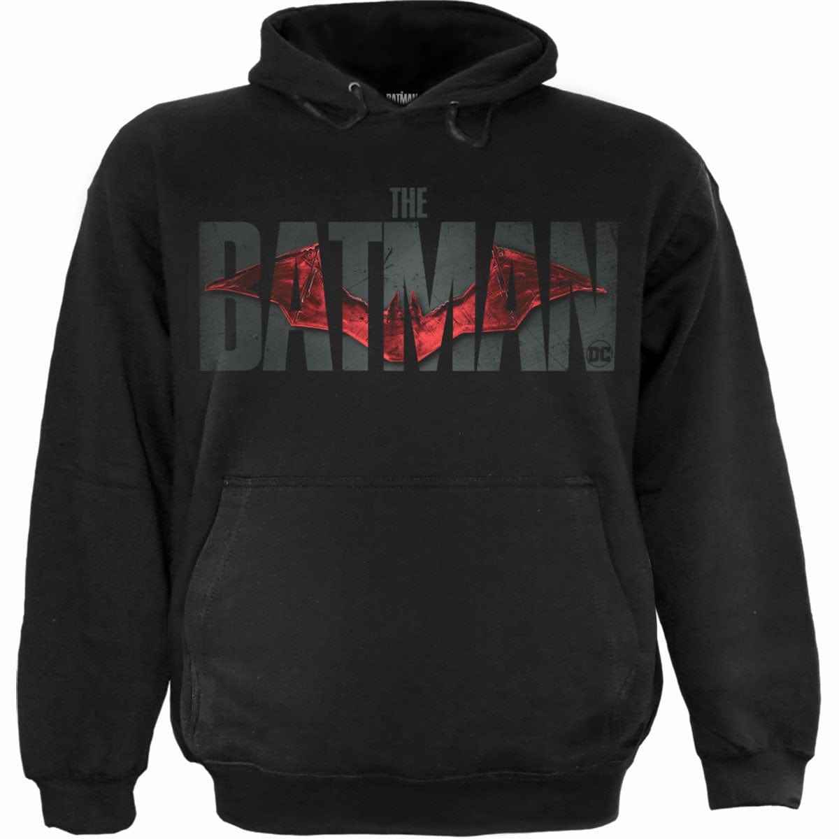 THE BATMAN - LOGO - Hoody Black - Damned Threads