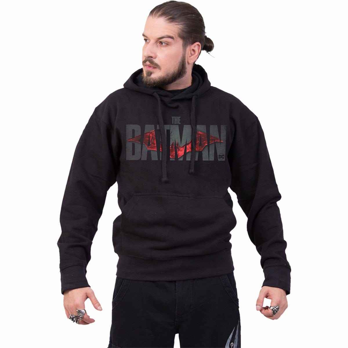 THE BATMAN - LOGO - Hoody Black - Damned Threads