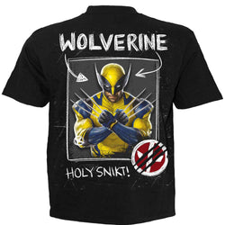 DEADPOOL - WOLVERINE SKETCHES - T-Shirt Black - Damned Threads
