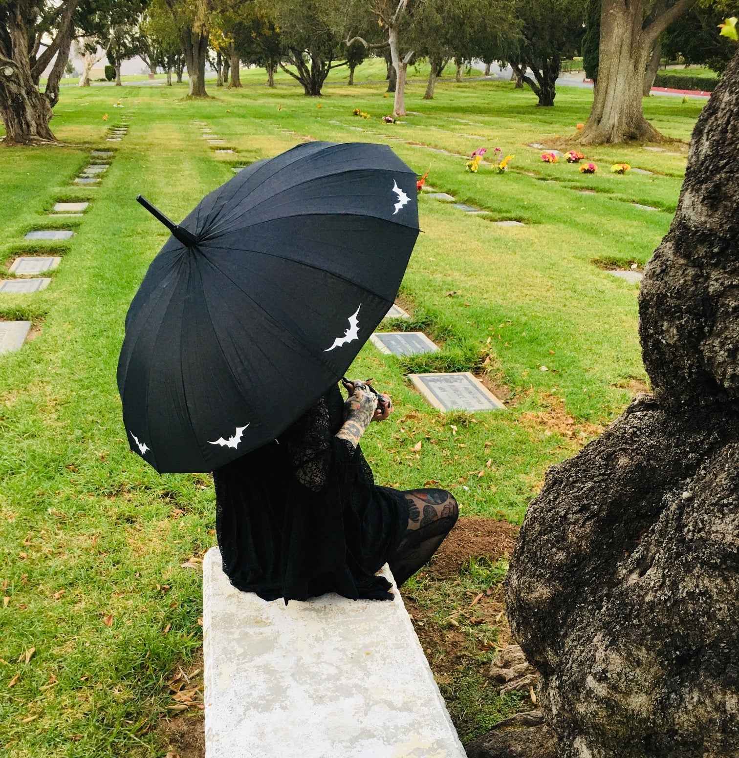 Bat Umbrella - Damned Threads