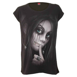 ZIPPED - Turnup Sleeve Loosefit Tee - Damned Threads