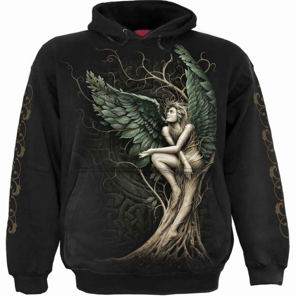 WOODLAND QUEEN - Hoody Black - Damned Threads