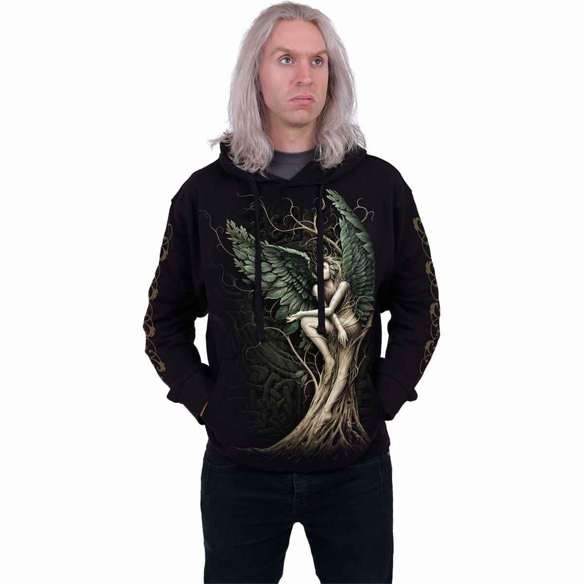 WOODLAND QUEEN - Hoody Black - Damned Threads