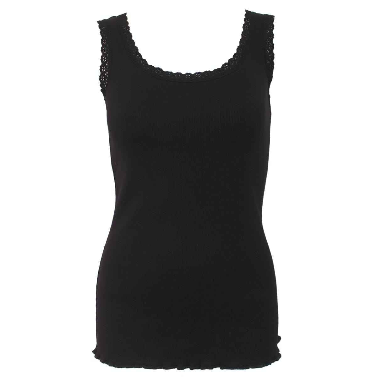 URBAN FASHION - Crochet Collar Ribbed Vest - Damned Threads