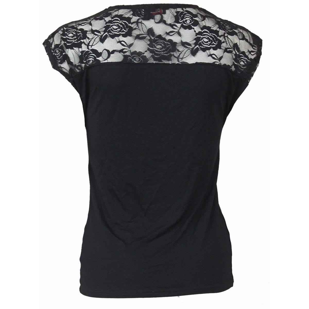 URBAN FASHION - Lace Shift Elegant Top - Damned Threads
