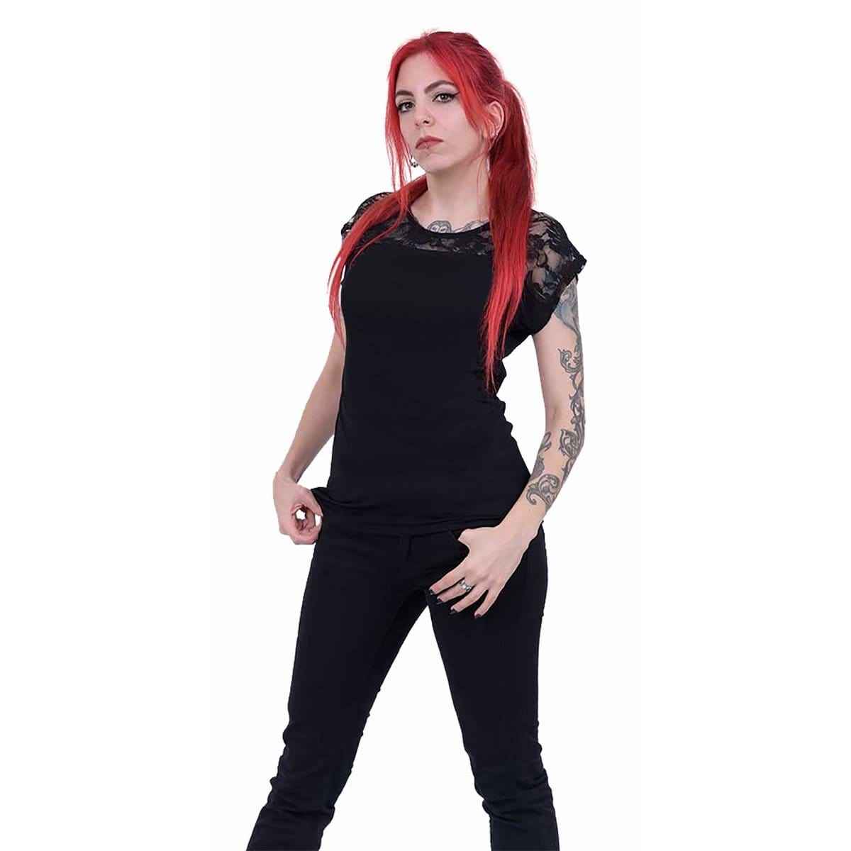 URBAN FASHION - Lace Shift Elegant Top - Damned Threads