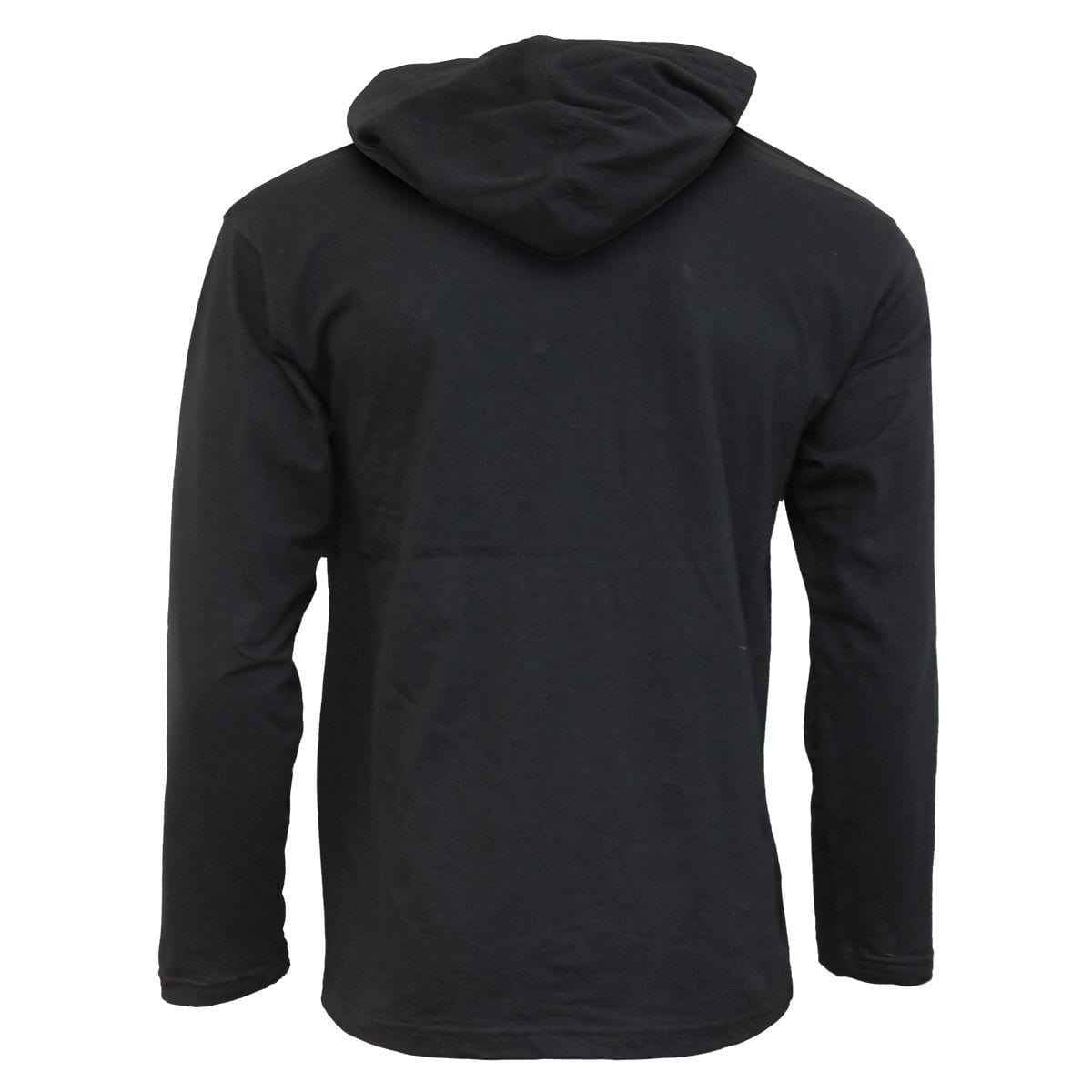 URBAN FASHION - Fine Cotton Summer Hoody Black - Damned Threads