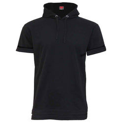 URBAN FASHION - Fine Cotton T-shirt Hoody Black - Damned Threads